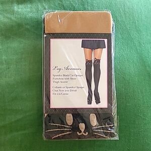 NWT Leg Avenue Kitty Cat Tights